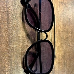 Unisex Lucky Brand Black Sunglasses